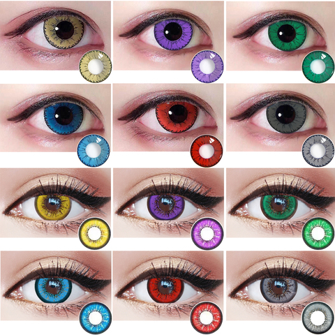 Bekritiseren Ministerie Glad Cosplay Lenses Halloween Colored Contact Lens for Eyes Red Bule Lenses  Color Cute Little Devil Anime Contact Lense Anime Fair - Price history &  Review | AliExpress Seller - Contact lenses Store | Alitools.io