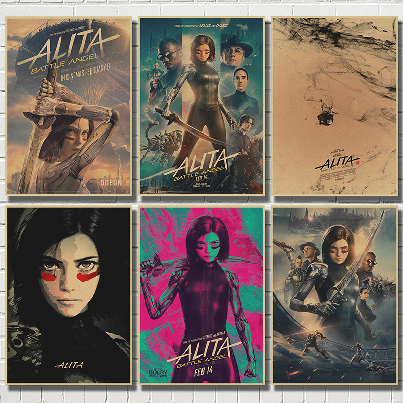 Alita Battle Angel Movie Wall Poster Alita Anime Prints Film Kraft Wall Art  Home Decor - Price history & Review | AliExpress Seller - Nine Point Store  