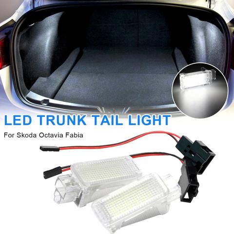 2pcs LED Luggage Trunk Lamp Interior Dome Light for Skoda Octavia Fabia Superb Roomster Kodiaq Yeti Wholesale Quick Delivery CSV ► Photo 1/1