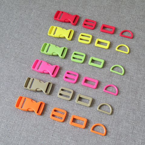 1Set/Lot 20mm 25mm Webbing Plastic Release Buckle Strap Belt Clasp For Bag Pet Dog Collar Necklace Paracord Sewing Accessory ► Photo 1/6
