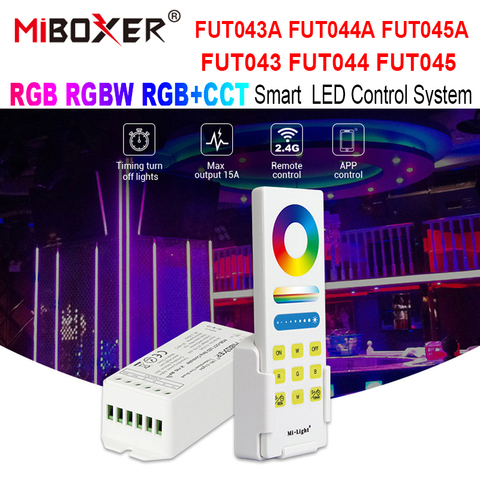 Miboxer RGB RGBW RGB+CCT LED Strip Controller Smart LED Control System FUT043 FUT044 FUT045 FUT043A FUT044A FUT045A ► Photo 1/6