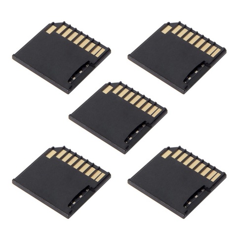 Micro SD TF to SD Card Kit Mini Adaptor Low Profile for Macbook Air / Pro / Retina Black ► Photo 1/6
