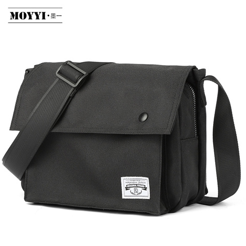 Fashion Men's Casual Shoulder Messenger Bag Splash-proof Nylon Shoulder Bags Fashion Crossbody Bags Men's Streetwear Travel Bags ► Photo 1/6