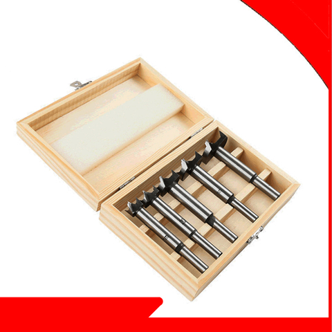 5Pc/Box Forstner Tips Hinge Boring Drill Bit Set for Carpentry Wood Window Hole Cutter Auger Wooden Drilling Dia 15 -35mm ► Photo 1/6