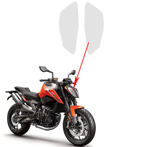 Motorcycle Cluster Scratch Protection Film headlight Protector For KTM DUKE 390 790 2017 2022  accessories ► Photo 1/1