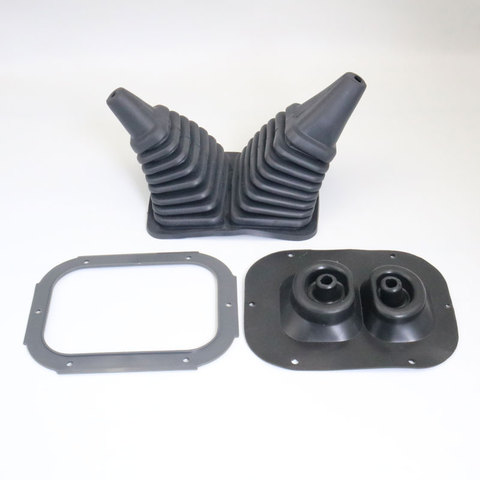 Auto Gear Shift Lever Knob Inner Outer Dust Cover Frame Fit For Mitsubishi Pajero Montero Shogun MK2 V31 V32 V33 MB775561 ► Photo 1/6
