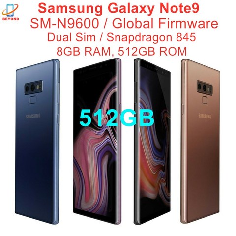 Samsung Galaxy Note9 Note 9 Dual Sim N9600 512GB ROM 8GB RAM LTE Octa Core 6.4