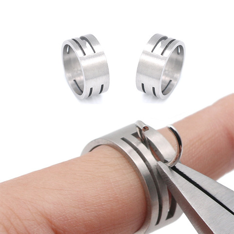 1~2pieces Jump Ring Opening Closing Finger Tool Rings Findings Jewelry Jewelry Copper&Stainless Steel Tools & Equipments Finding ► Photo 1/6