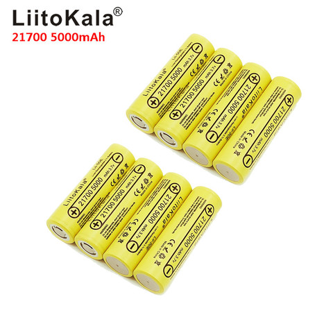 LiitoKala21700 5000mah Rechargeable Battery 40A 3.7V 10C discharge High Power batteries For High-power Appliances ► Photo 1/6