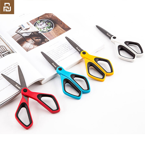 youpin fizz Teflon scissors Anti-stick Office Stationery Scissors for Creative handmade Paper cutting new arrival ► Photo 1/1