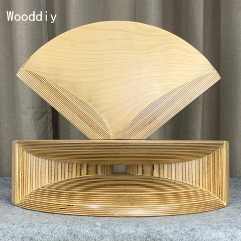 Wooddiy 1inch Throat wooden horn Hifi DIY exponential Arai Yuichi A-480FL birch plywood Mid-treble speaker shell 444mm Width ► Photo 1/6