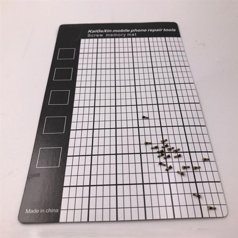 Magnetic Screw Mat Memory Chart Phone Repair Work Pad for iPhone iPad  Tablet Laptop Repair Tools, 145 x 90 mm