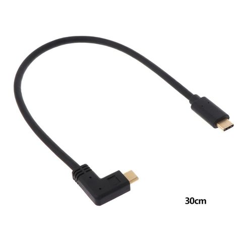 90-Degree USB-C Cable (30cm)