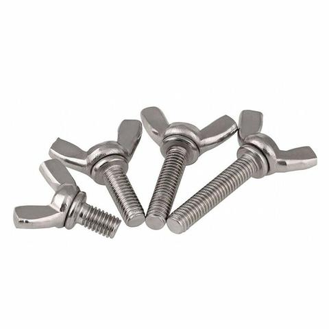 M3 M4 M5 M6 M8 M10 DIN316 Butterfly Wing Screws 304 Stainless Steel Wing Bolts Thumb Screw Claw Hand Tighten Screws Bolts ► Photo 1/6