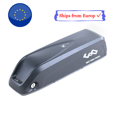 Europ Delivery! 36V 14.5AH Electric Bike Battery 10S5P Samsung Cell Shark Downtube Battery Pack for 350W 500W Motor Kit ► Photo 1/1