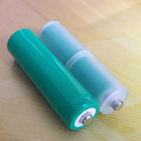 2022 AAA to AA Size Cell Battery Converter Adapter Adaptor Batteries Holder Plastic Case Switcher Wholesale ► Photo 1/6