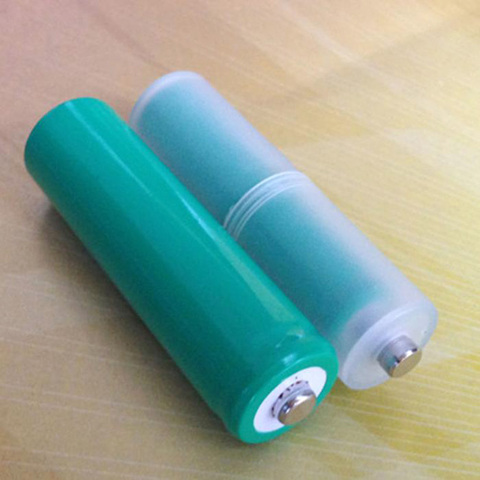 2022 AAA to AA Size Cell Battery Converter Adapter Adaptor Batteries Holder Plastic Case Switcher Wholesale ► Photo 1/6