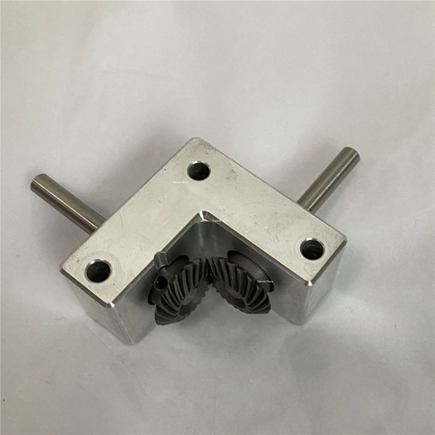 Micro Spiral Bevel Gearbox 6MM/8MM/10MM Shaft 90-Degree Angle