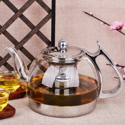 Induction cooker чайник special glass teapot thickening stainless steel  tea pot electric ceramic stove set ► Photo 1/4