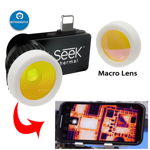 Seek Thermal Imaging Macro Lens for SEEK Compact PRO/ Compact /Compact XR Android Motherboard Infrared Focusing Amplification ► Photo 1/3