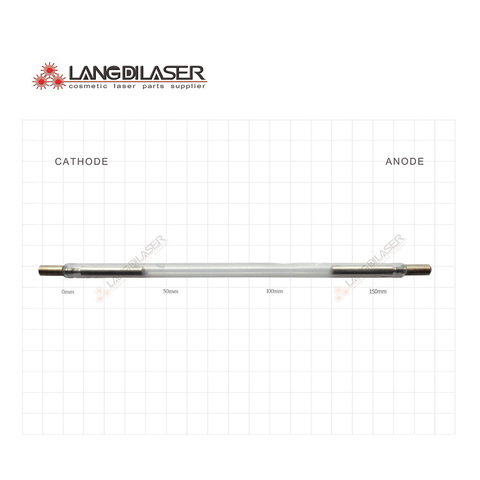 Q-switched ND:YAG laser lamp , size : 7*90*165*190F - pole , xenon flash lamp for 1064nm YAG laser system ► Photo 1/5