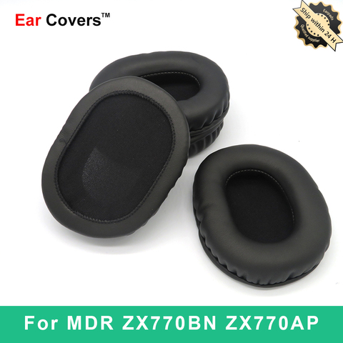 Ear Pads For Sony MDR-ZX770BN MDR-ZX770AP MDR ZX770BN ZX770AP Headphone Earpads Replacement Headset Ear Pad PU Leather ► Photo 1/6