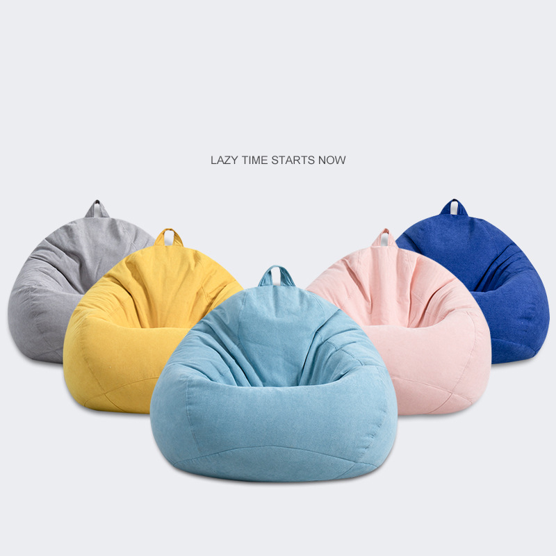 Waterproof Stuffed Animal Storage/Toy Bean Bag Solid Color Oxford Chair  Cover Beanbag(filling is not included) - AliExpress