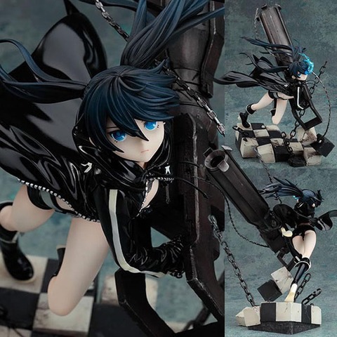 Black Rock Shooter Running Animation version 1/8 Scale Painted PVC Figure Collectible Model Toy 18cm ► Photo 1/6