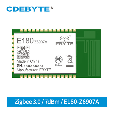 E180-Z6907A CDEBYTE TELINK TLSR8269 2.4GHz wireless module SoC ZIGBEE 3.0 SMD PCB Antenna rf transceiver Zigbee module ► Photo 1/6