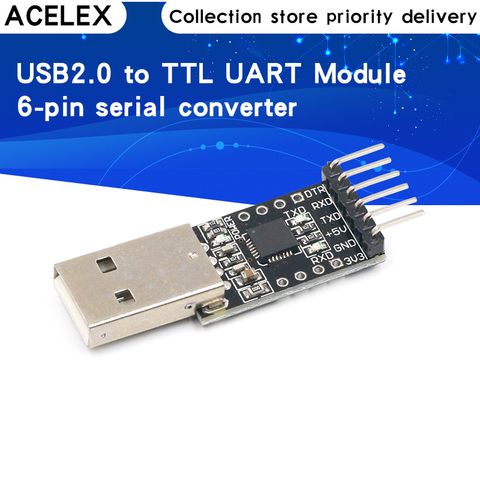 CP2102 USB 2.0 to TTL UART Module 6Pin Serial Converter STC Replace FT232 ► Photo 1/6