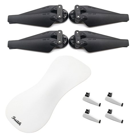 CFLY faith JJRC X12 RC drone Quadcopter spare parts CW CCW blade propeller set / Landing gear / Upper shell / antenna ► Photo 1/5