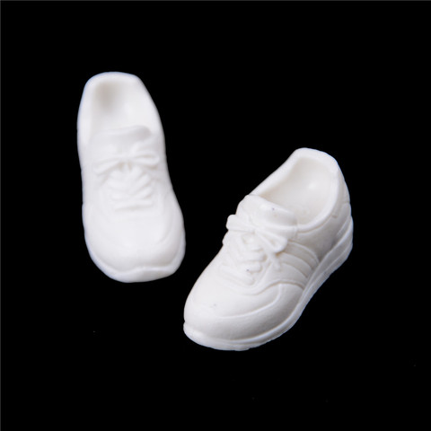 Pizies 1pair Cute Doll Shoes Sport White Shoes For Blyth Doll Suitable For Licca 1/6 Doll ► Photo 1/6