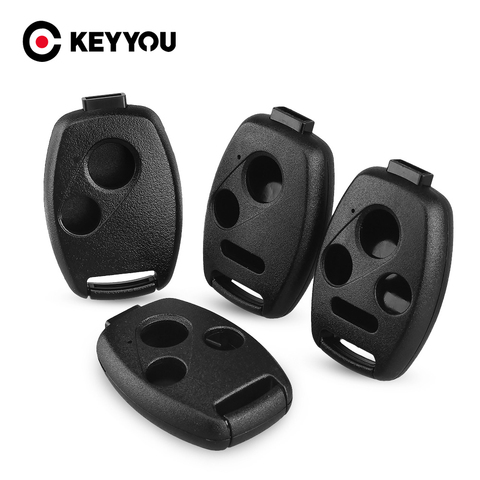 KEYYOU Replacement 2/3/4 Buttons Remote Car Key Case Shell For Honda Accord Civic CRV Pilot Fit Insight Ridgeline 2007 - 2013 ► Photo 1/6