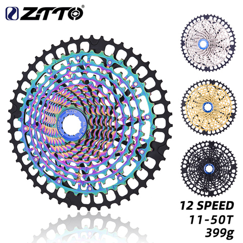 ZTTO MTB 12 speed 11/50 Cassette 11-50T 12v k7 ultralight Steel 11 50 lightweight 12s 11-46T 12speed Sprocket 11/46 HG ultimate ► Photo 1/6