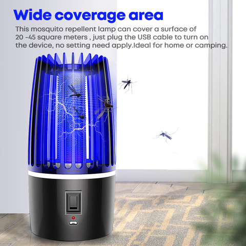 Mosquito Killer Radiationless Mute Rechargeable Mosquito Repellent Practical Electronics Insect Repeller Insect Killer with USB ► Photo 1/6