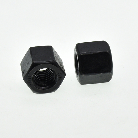 M6 M8 M12 M10 M14 M16 M18 M20 M22 M24 M27 Black Carbon Steel Hexagon Thick Nuts ► Photo 1/6