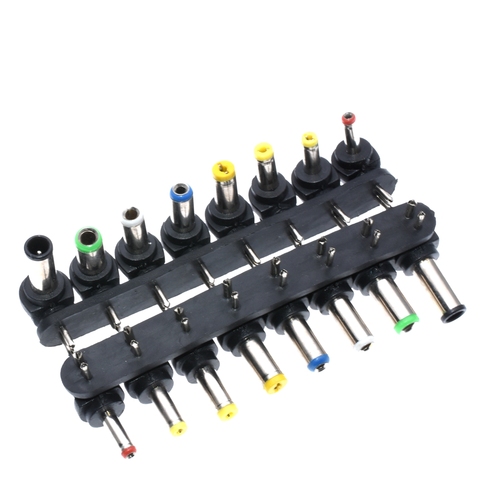 8Pcs Universal 2Pin Plug Charger Tip AC/DC Power Adapter For Laptop Notebook Computer ► Photo 1/6