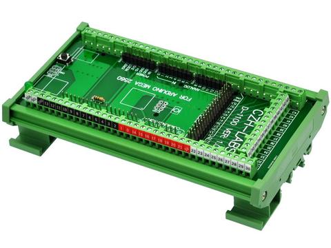 DIN Rail Mount Screw Terminal Block Adapter Module, For MEGA-2560 R3. ► Photo 1/6