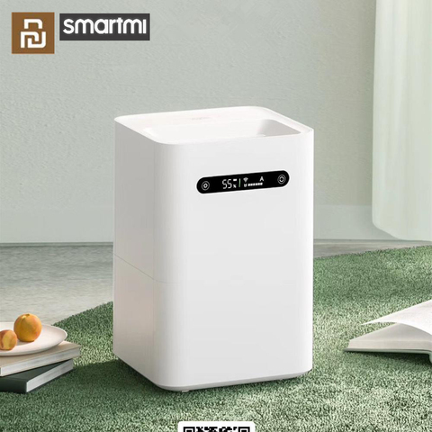 YOUPIN Smartmi Evaporation Air Humidifier 4L Large Capacity 99% Antibacterial Smart Screen Display For Mi Home Mijia APP Control ► Photo 1/6