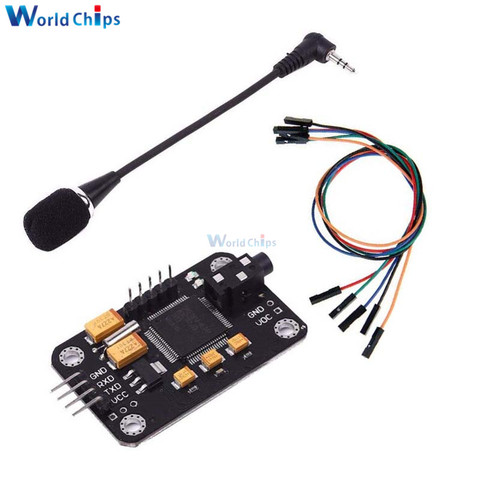 Voice Recognition Module With Microphone Dupont Jumper Wire Speech Recognition Voice Control Board For Arduino Compatible ► Photo 1/1
