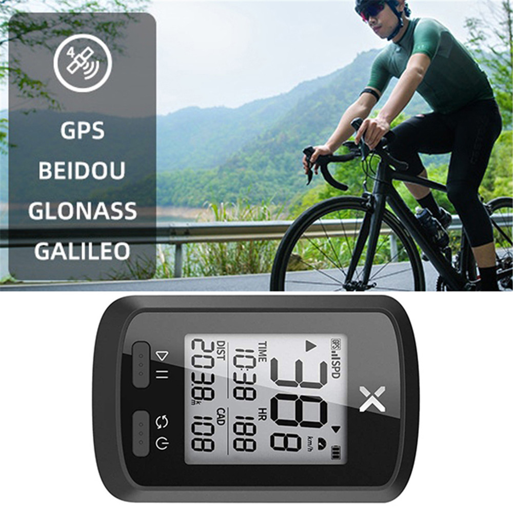 Wireless IPX7 XOSS G GPS Bike Computer Bicycle Stopwatch Cycling Bluetooth ANT 
