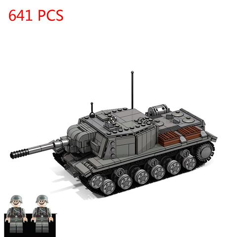 hot military WWII Soviet Red Army SU-152 self-propelled artillery war technic weapons figures bricks model Building Blocks toys ► Photo 1/3