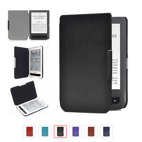 Leather Cover Case for Pocketbook Basic Touch Lux 2 614/624/626 ,Pocketbook E-reader Funda ► Photo 1/6