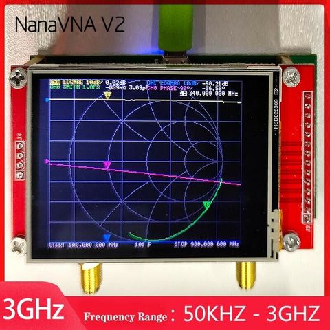 S-A-A-2 SAA2 3G Vector Network Analyzer S-A-A-2 NanoVNA V2 Antenna Analyzer Shortwave HF VHF UHF  OwOComm ► Photo 1/5