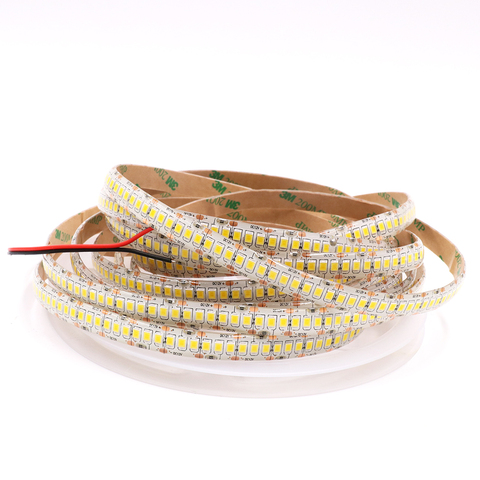 5m 1200Leds LED Strip 12V Light Tape SMD 2835 Waterproof 240Leds/m 12 V Volt Flexible Diode Ribbon Lamp White Warm White ► Photo 1/6