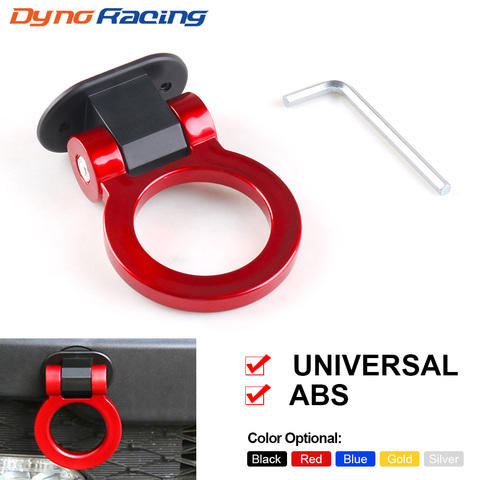 ABS Car Styling Trailer Hooks Sticker Decoration Car Auto Rear Front Trailer Simulation Racing Ring Vehicle Towing Hook ► Photo 1/6