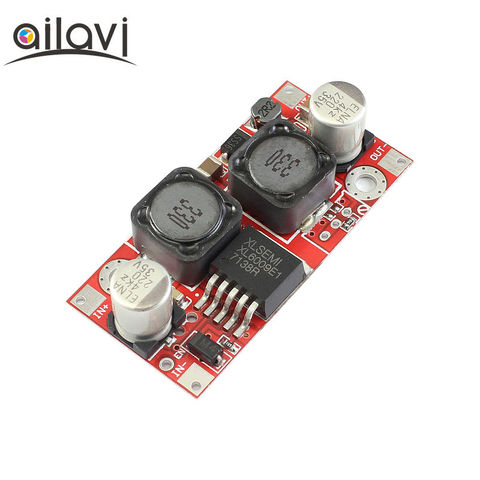 XL6009 Automatic Voltage Rise and Fall Module 5V-32V Turn Fixed 12V or 24V Adjustable Voltage Stabilizing Power Board 15W ► Photo 1/1