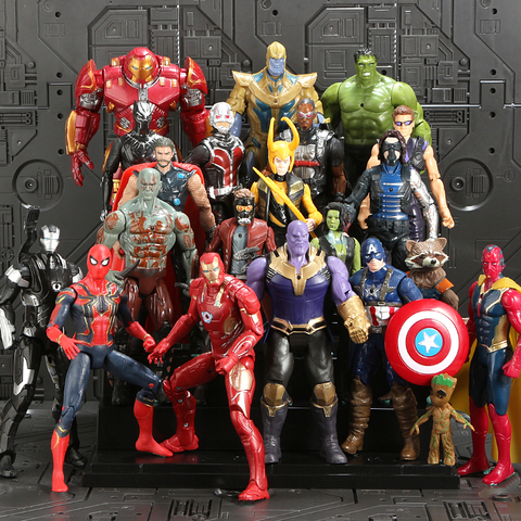Disney Marvel Toys 30CM Marvel Avengers Endgame Thanos Hulk Action Figure  Toys Movable Joint Figure Gifts