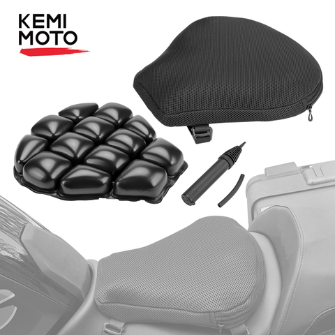 KEMiMOTO Air Pad Motorcycle Seat Cushion Cover Universal For CBR600 Z800 Z900 For R1200GS R1250GS For GSXR 600 750 For KTM 390 ► Photo 1/6