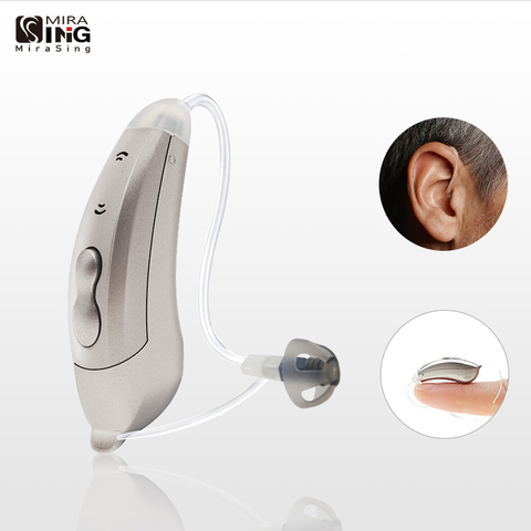 Mini RIC Digital Hearing Aid Sound Amplifiers Wireless Ear Aids for Elderly Moderate to Severe Loss hearing amplifier ► Photo 1/6